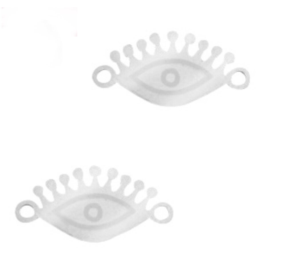 Stainless steel. Eye tussenstuk 2 ogen