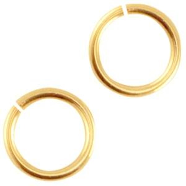 DQ metalen buigring 6.5mm Goud