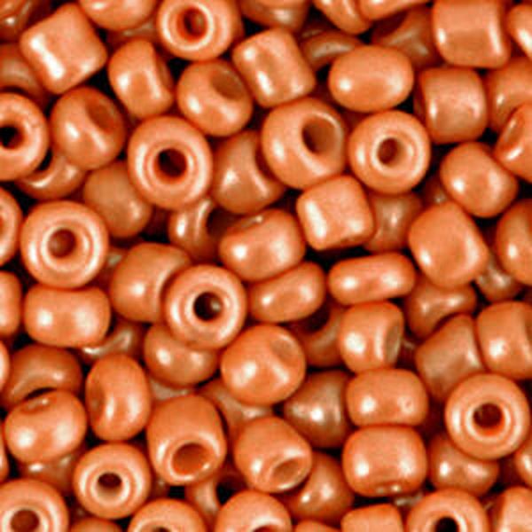 Rocailles 4mm Orange brown