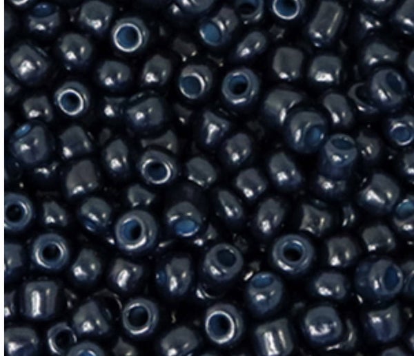 Rocailles 8/0 3mm evening blue 