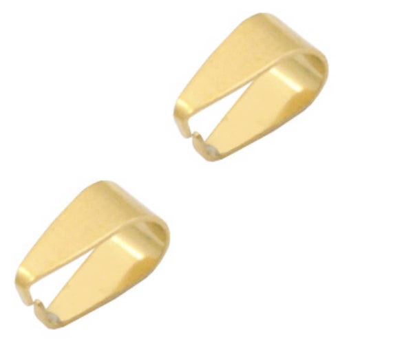 Stainless steel ( rvs ) buighanger ovaal voor bedel 9x5,5mm