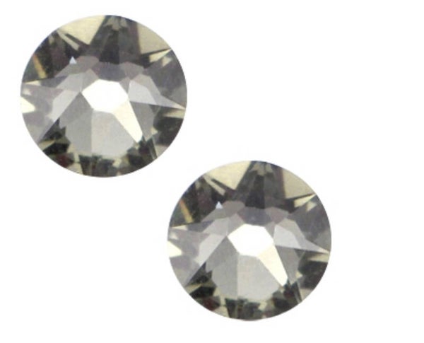 Swarovski elements flatback 2088-ss34 xirius rose black diamond