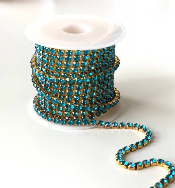 Zirkonia jasseron gold blue