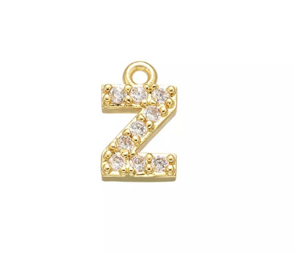 Bedel zirkonia goud letter Z