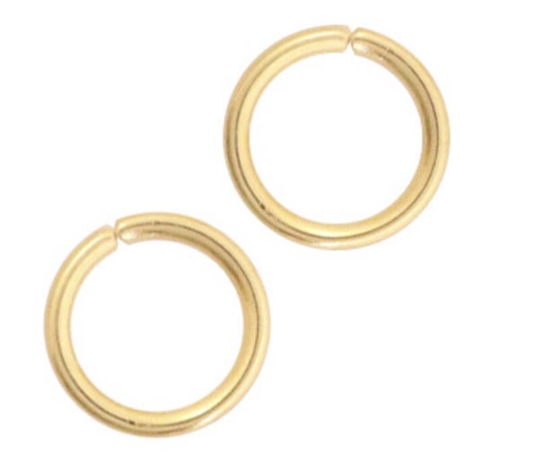 Stainless steel ( Rvs ) buigringen 6mm Goud