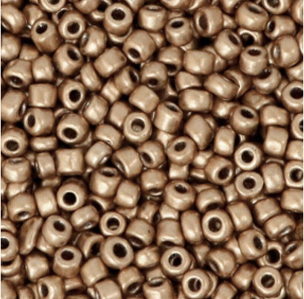 Rocailles 3mm Brown metallic