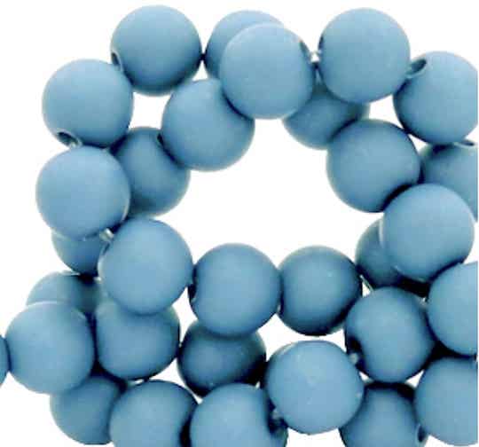 4mm Acrylkralen Cornflower Blue