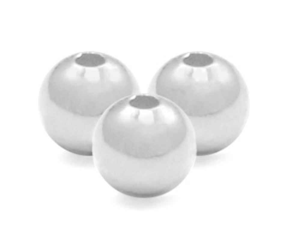 Kralen 925 zilver rond 4mm