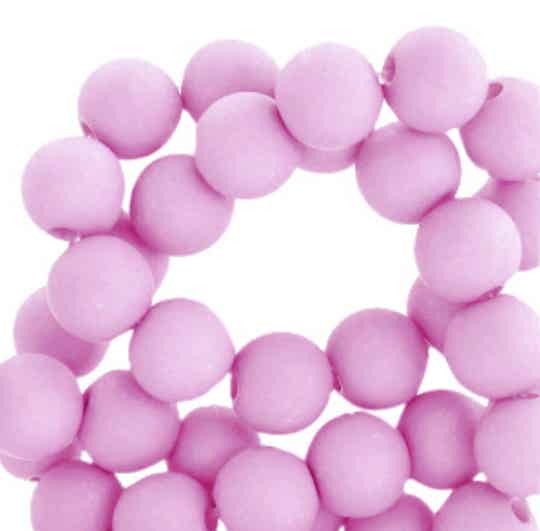 4mm Acrylkralen Orchid Purple