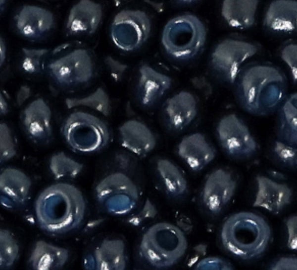 Rocailles 6/0 4mm evening blue