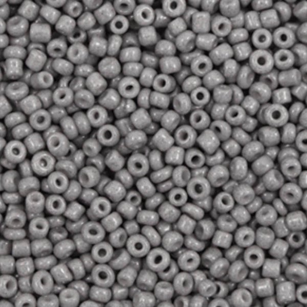 Rocailles 12/0 2mm lilac grey 