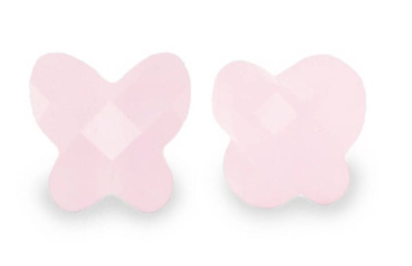 Facet kralen butterfly pink alabaster
