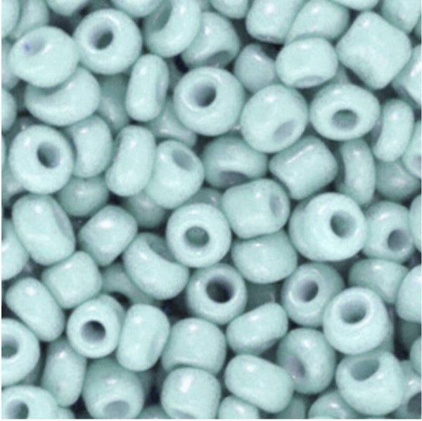 Rocailles 4mm pale blue