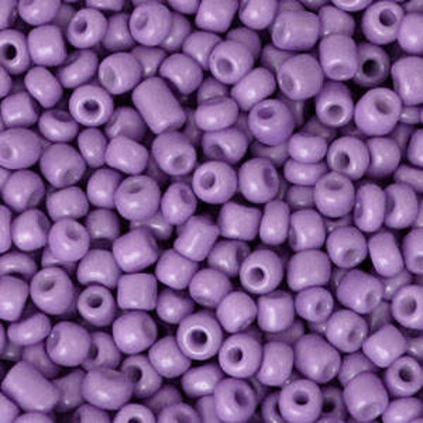 Rocailles 3mm Crocus petal purple
