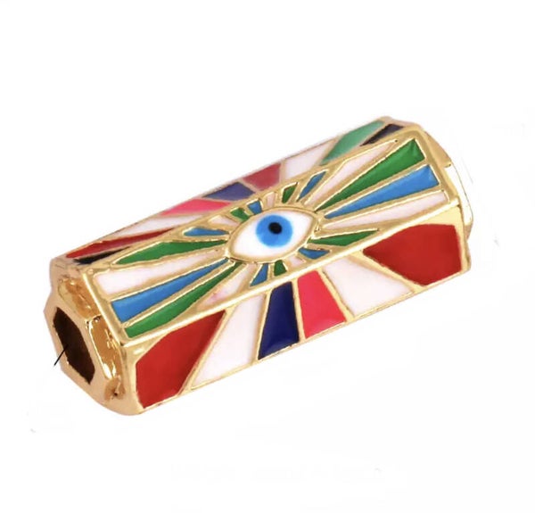 Message Beads multicolor green