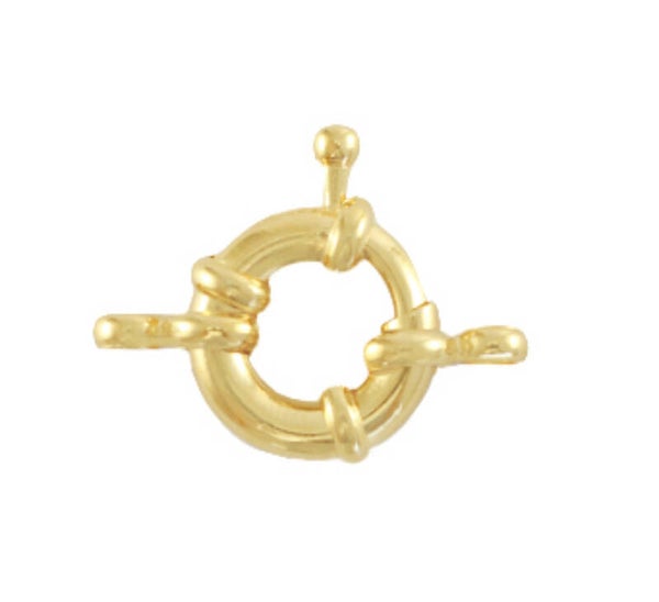 Stainless steel boeislot 10mm  Goud