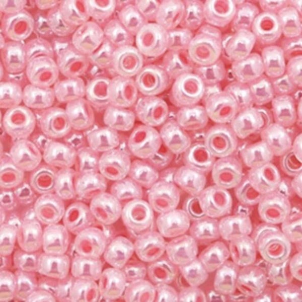 Miyuki 8/0 3mm rocailles Ceylon carnation pink 8-535