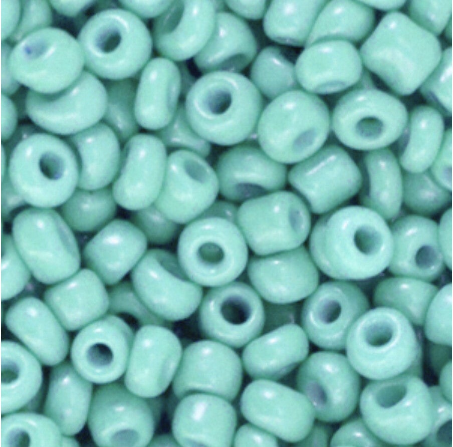 Rocailles 4mm Aquamarin green