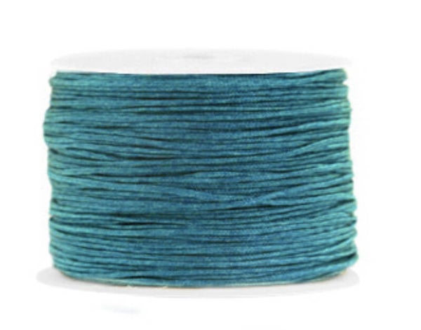 Macramé draad 1mm Ocean Blue