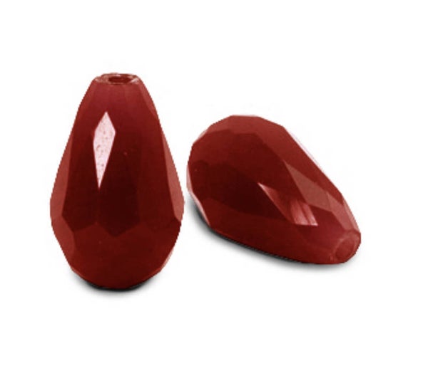 Top quality druppel facet 10x15 garnet red 