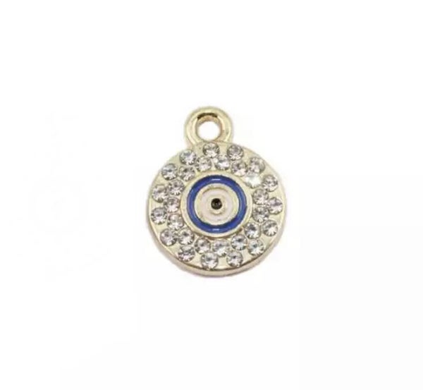 Zirkonia bedel coin 12mm Goud