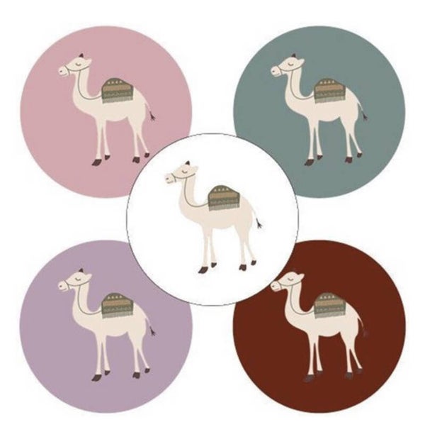 Stickers Camels are awesome 5 assorti