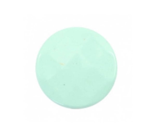 DQ acryl kraal 30mm Turquoise facet plat