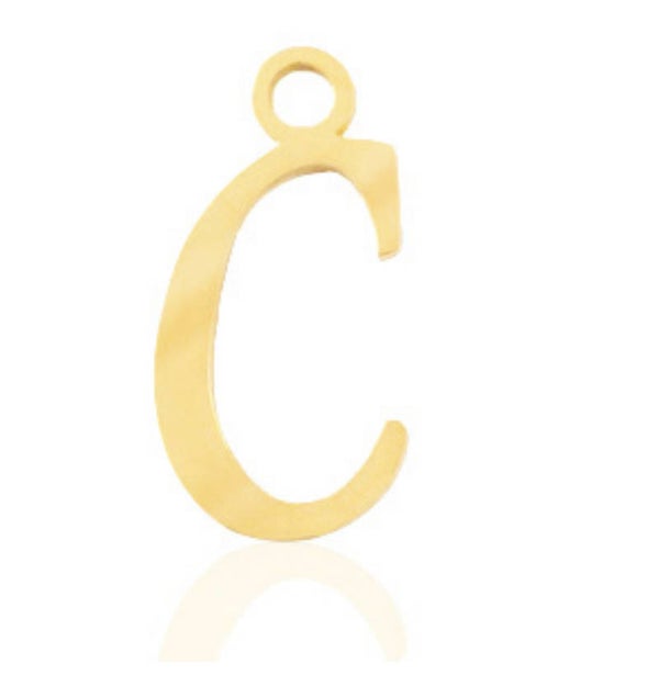 Stainless steel initial / letter ( rvs ) C