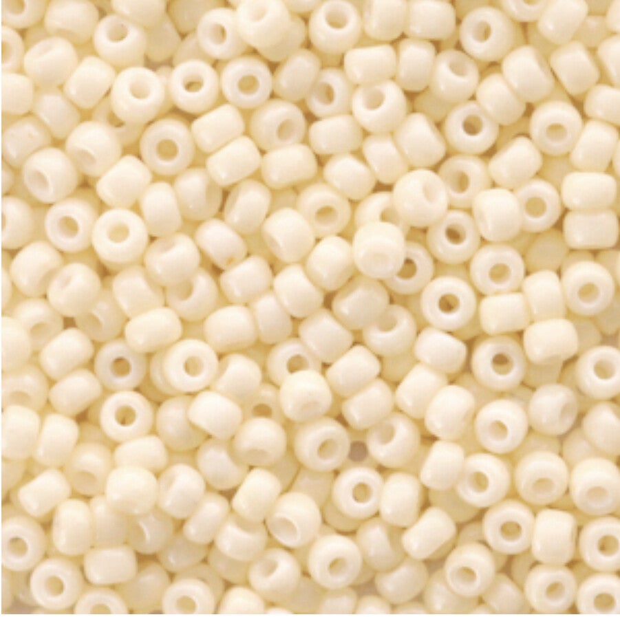 Miyuki 11-0 2mm Opaque dark cream Beige 11-492
