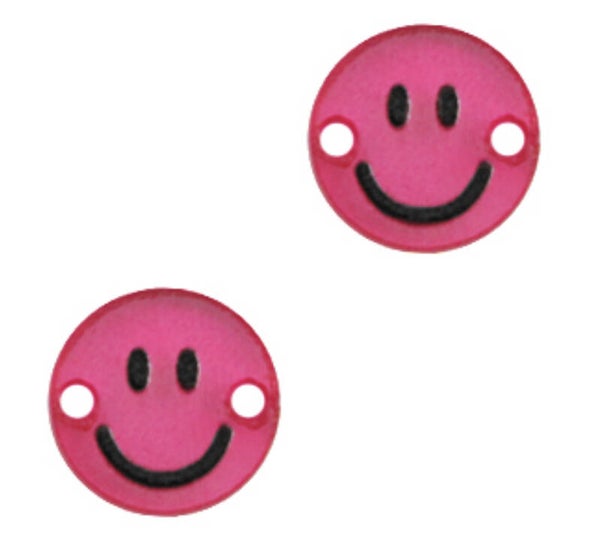 Smiley tussenstuk plexx Magenta pink