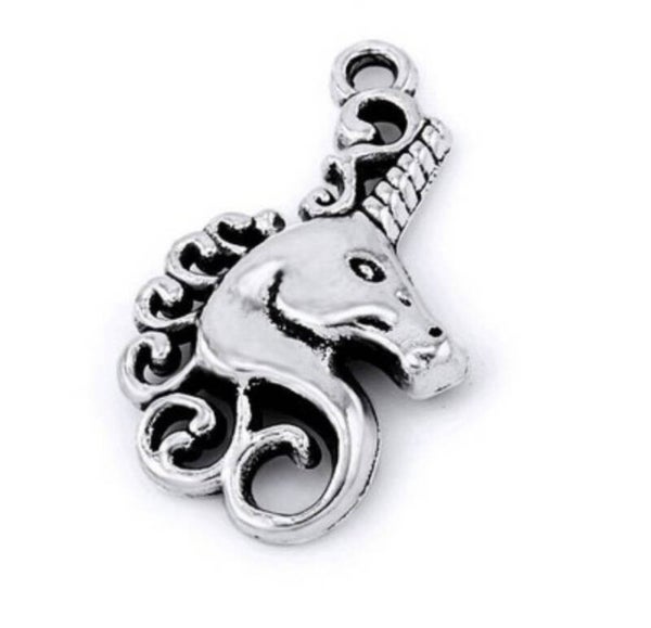 DQ bedel Unicorn zilver