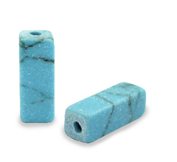 Natuursteen tube turquoise blue marmer