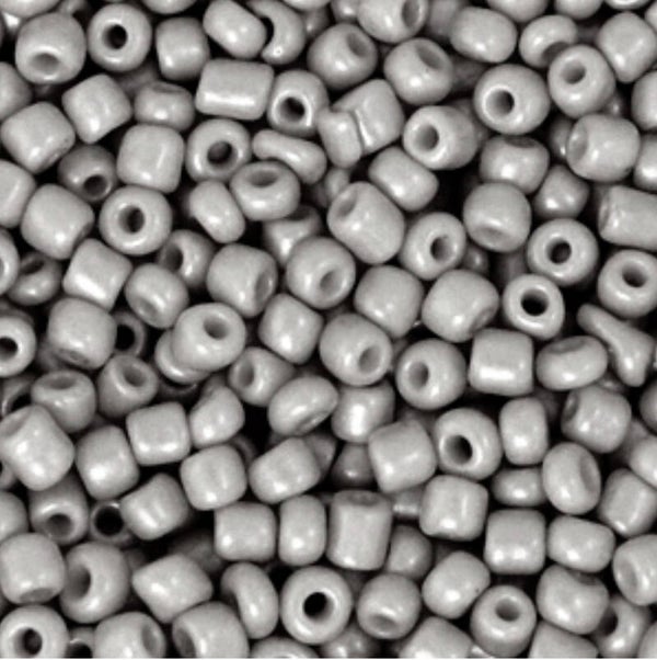 Rocailles 3mm Steel Grey