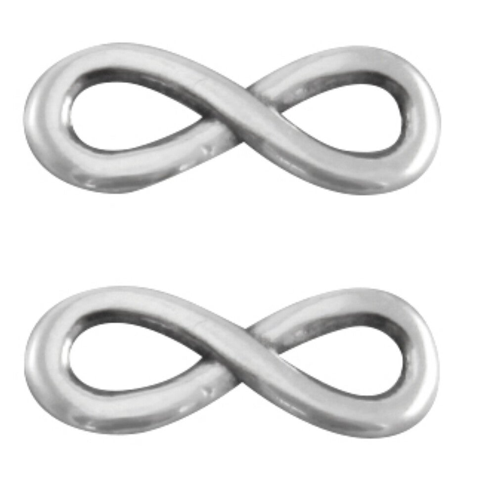 DQ metaal infinity 15mm zilver