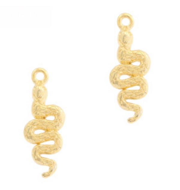 DQ bedel / hanger slang goud