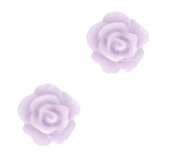Roosjes kralen 10mm Pastel Lilac