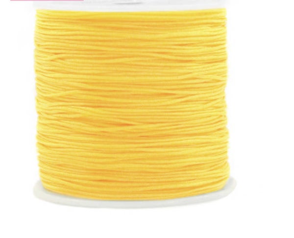 Macramé draad 0,8 Yellow