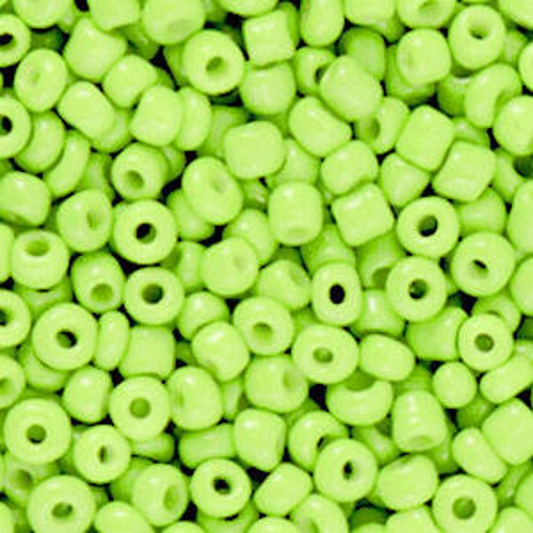 Rocailles 3mm Apple Green