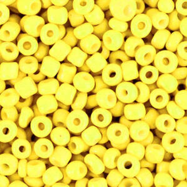 Rocailles 3mm Bold Neon Yellow