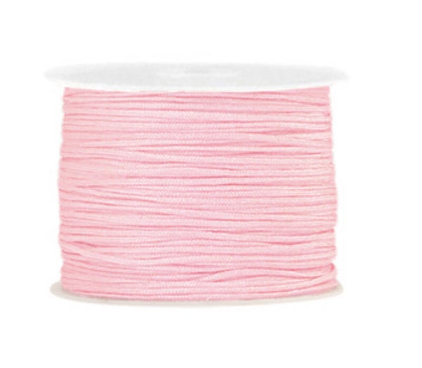 Macramé draad 1mm Light pink