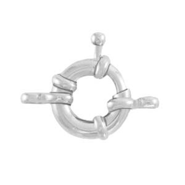 DQ metaal Boeislot 13mm met oogje Antiek zilver