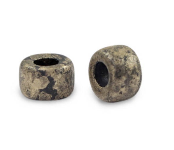 Keramiek kralen DQ Gold Spot 9mm Black