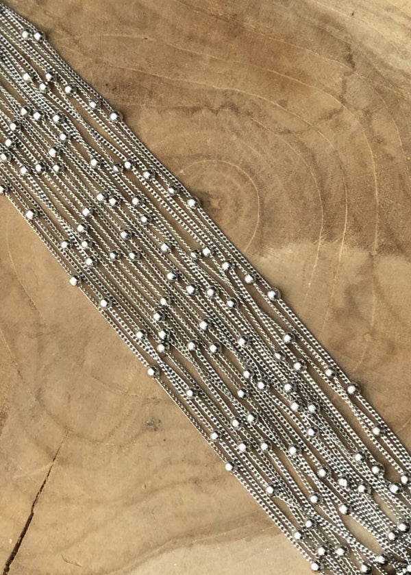 Jasseron rhodium 1,5mm 