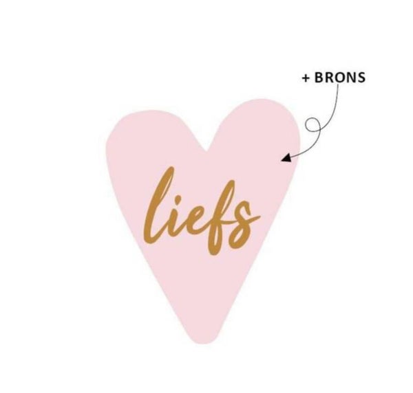 Sticker “liefs”