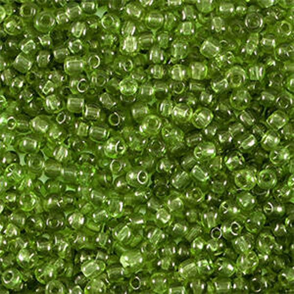 Rocailles Transparant Grass Green 2mm