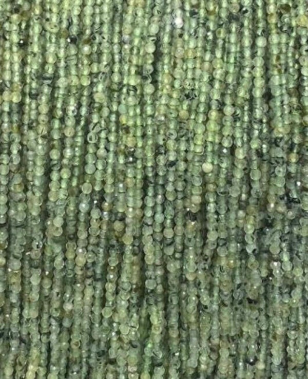 Natuursteen kralen 2mm prehniet