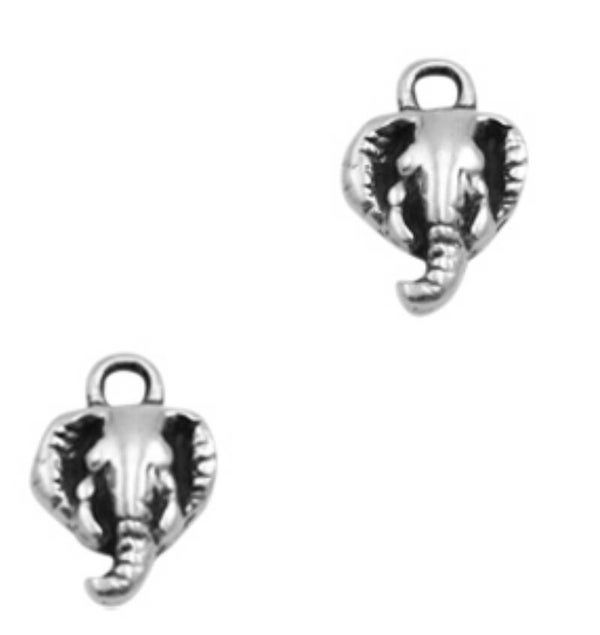 DQ metaal olifant zilver