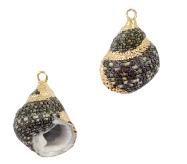 Schelp hanger special wulk Mix Grey - Gold