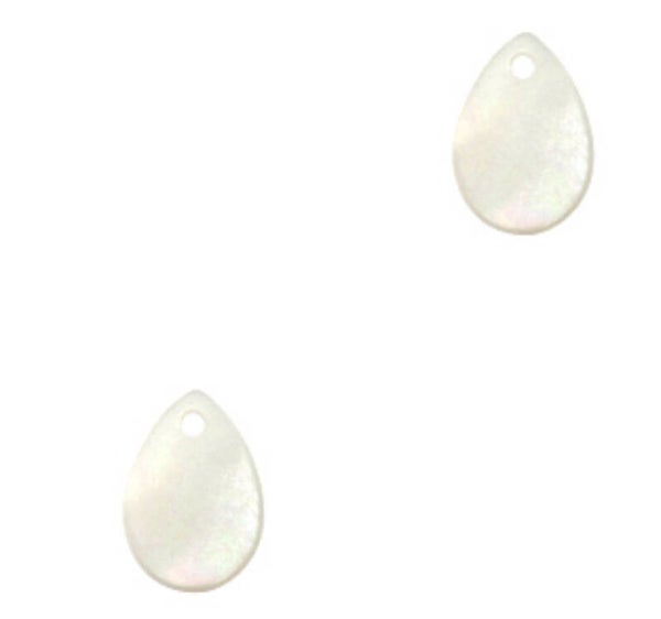 Schelp hanger drop white