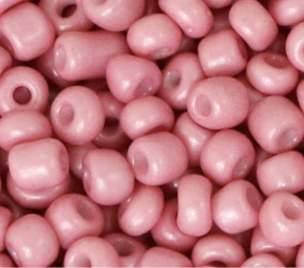 Rocailles 6/0 4mm Camelia pink